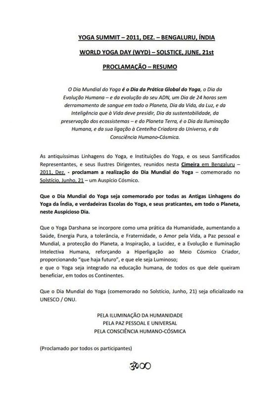Encontro com Dr. Jayadeva Yogendra